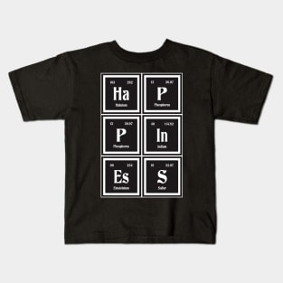 Happiness - Periodic Table Kids T-Shirt